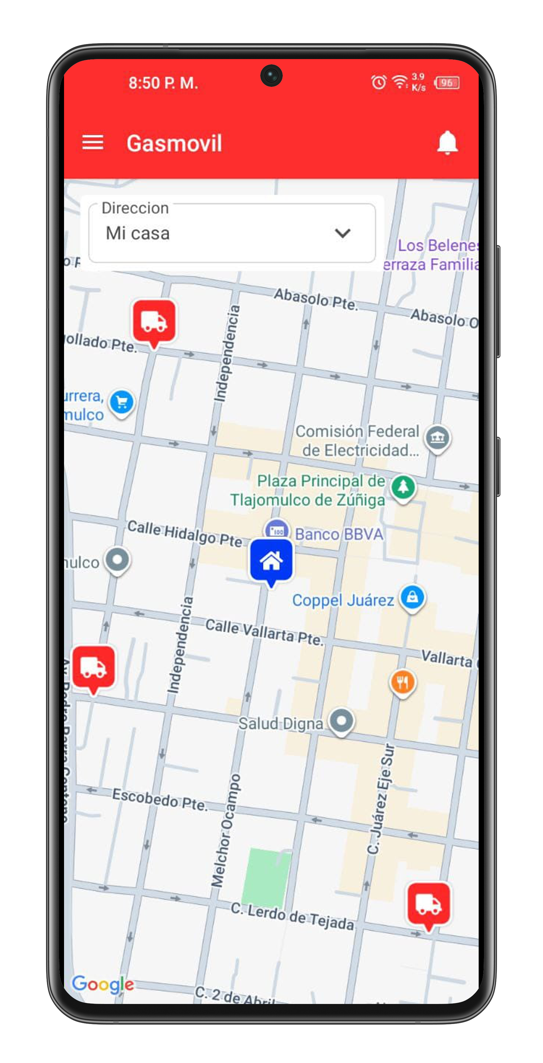 Gasmovil captura